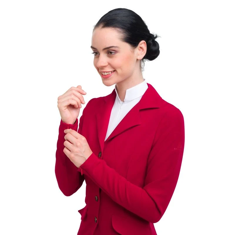Cavalliera Women's Primetime Show Jacket - Ruby Red 4 Cavalliera Women's Primetime Show Jacket - Ruby Red - Image 2