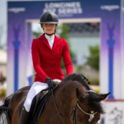 Cavalliera Women's Primetime Show Jacket - Ruby Red 9 Cavalliera Women's Primetime Show Jacket - Ruby Red -Equestrian Supplies Shop 559134 800 800