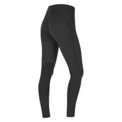Kerrits Women's Flow Rise Knee Patch Performance Tights - Black -Equestrian Supplies Shop 567244 800 800