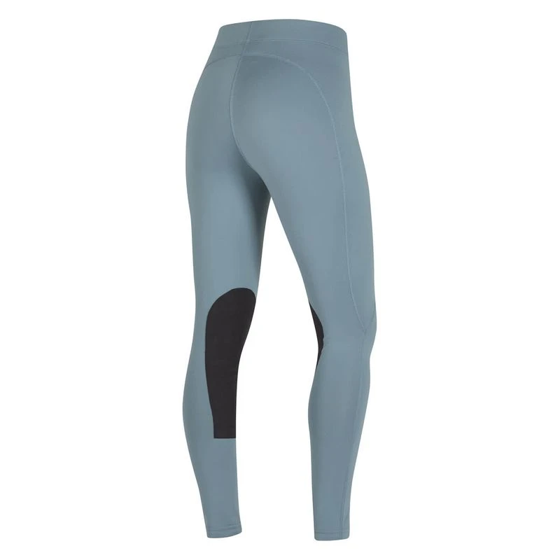 Kerrits Women's Flow Rise Knee Patch Performance Tights - Seaglass 4 Kerrits Women's Flow Rise Knee Patch Performance Tights - Seaglass - Image 2