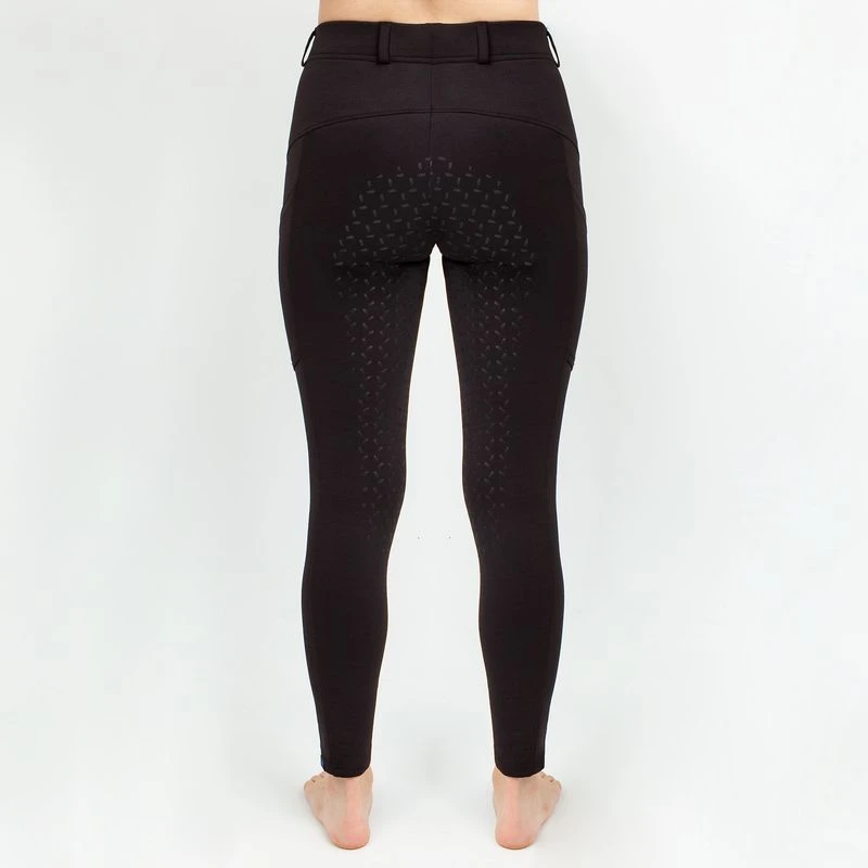 Irideon Women's Fjord Fleece Full Seat Breeches - Black 5 Irideon Women's Fjord Fleece Full Seat Breeches - Black - Image 3