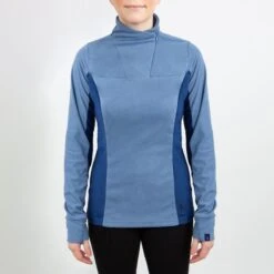 Irideon Women's Chinchillaaah 1/4 Zip Top - Blueprint/Macaw -Equestrian Supplies Shop 573635 800 800