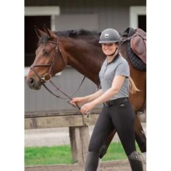 Kerrits Women's Affinity Ice Fil Knee Patch Breeches - Black -Equestrian Supplies Shop 576484 800 800