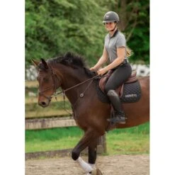 Kerrits Women's Affinity Ice Fil Knee Patch Breeches - Black -Equestrian Supplies Shop 576485 800 800