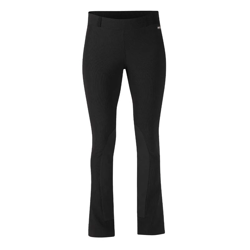 Kerrits Women's Microcord Extended Knee Patch Bootcut Tights - Black 3 Kerrits Women's Microcord Extended Knee Patch Bootcut Tights - Black