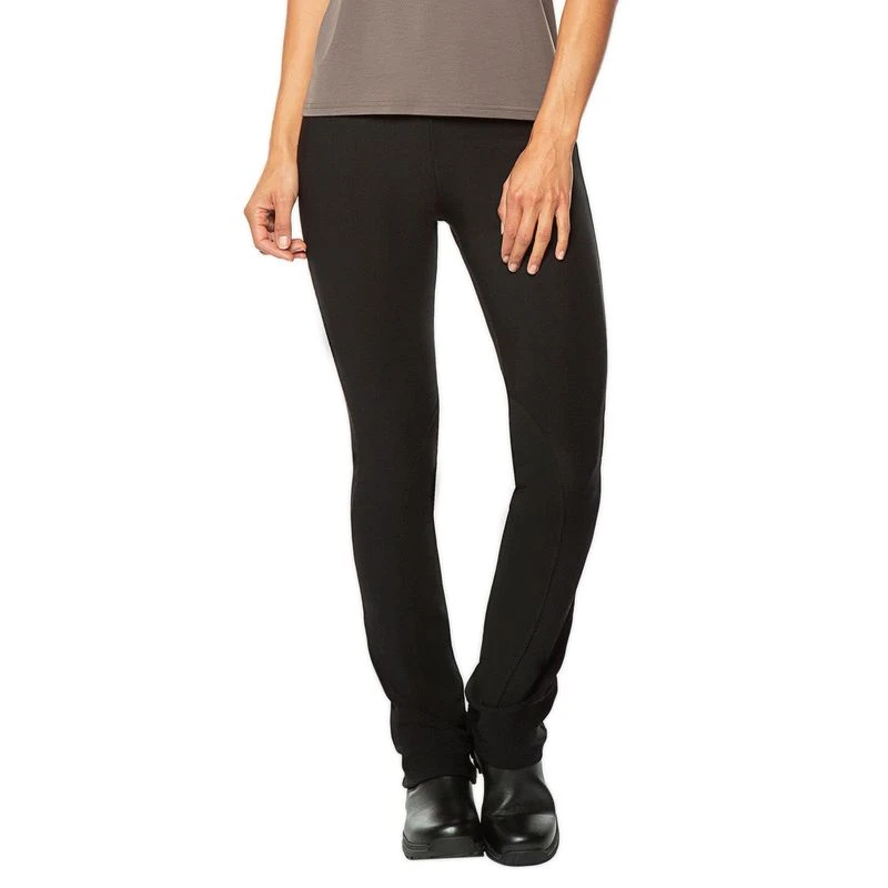 Kerrits Women's Microcord Extended Knee Patch Bootcut Tights - Black 5 Kerrits Women's Microcord Extended Knee Patch Bootcut Tights - Black - Image 3