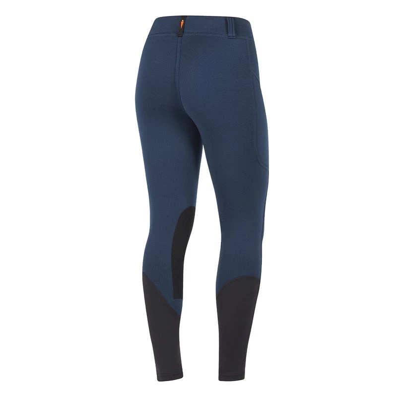 Kerrits Kids' Sit Tight Wind Pro Knee Patch Tights - Admiral 4 Kerrits Kids' Sit Tight Wind Pro Knee Patch Tights - Admiral - Image 2