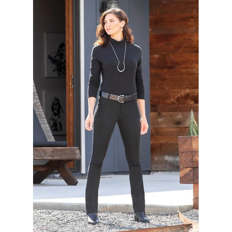 EQL Women's Organic Cotton Turtleneck - Black 7 EQL Women's Organic Cotton Turtleneck - Black - Image 5