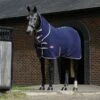 Weatherbeeta Anti-Static Fleece Cooler Combo Neck - Navy/Silver/Red -Equestrian Supplies Shop 580110 800 800
