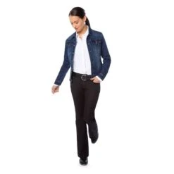 EQL Women's In Motion Jean Jacket - Midnight Wash -Equestrian Supplies Shop 580253 800 800