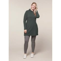 EQL Women's Weekender Fleece Hoodie Dress - Spruce 11 EQL Women's Weekender Fleece Hoodie Dress - Spruce -Equestrian Supplies Shop 582355 800 800