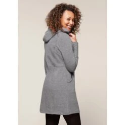 EQL Women's Weekender Fleece Hoodie Dress - Heather Grey -Equestrian Supplies Shop 582453 800 800