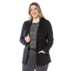 EQL Women's Ponte Blazer - Black -Equestrian Supplies Shop 582572 800 800