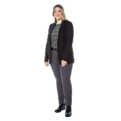 EQL Women's Ponte Blazer - Black -Equestrian Supplies Shop 582574 800 800