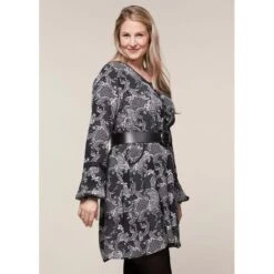 EQL Women's Ecovero Boheme Tunic Dress - Black Patchwork Paisley -Equestrian Supplies Shop 582616 800 800