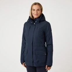 Horze Women's Jadine Winter Jacket - Dark Navy -Equestrian Supplies Shop 583040 800 800