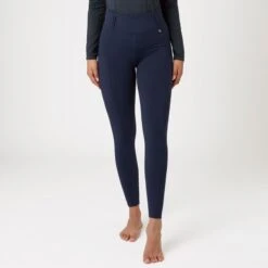 Horze Women's Everly Full Seat Winter Riding Tights - Dark Navy 11 Horze Women's Everly Full Seat Winter Riding Tights - Dark Navy -Equestrian Supplies Shop 583634 800 800