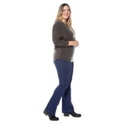 EQL Women's In Motion Bootcut Jean W/Raw Hem - Midnight Wash -Equestrian Supplies Shop 584679 800 800