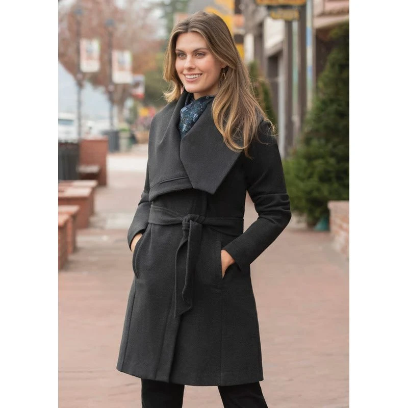 EQL Women's Brushed Ponte Uptown Jacket - Heather Black 9 EQL Women's Brushed Ponte Uptown Jacket - Heather Black - Image 7
