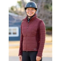 Kerrits Women's Heads Up Quilted Jacket - Mahogany -Equestrian Supplies Shop 585642 800 800