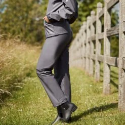 Horze Women's Rory Waterproof Riding Rain Jacket & Pants Set - Blackened Pearl 9 Horze Women's Rory Waterproof Riding Rain Jacket & Pants Set - Blackened Pearl -Equestrian Supplies Shop 586864 800 800