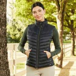 RJ Classics Women's Chloe Wind Defense Vest - Black Beauty -Equestrian Supplies Shop 588614 800 800