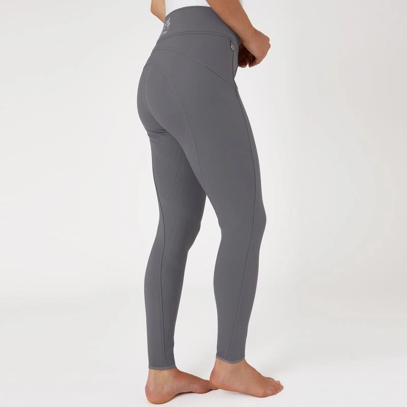 B Vertigo Women's Justine Thermo Silicone Full Seat Breeches - Orion Blue 4 B Vertigo Women's Justine Thermo Silicone Full Seat Breeches - Orion Blue - Image 2