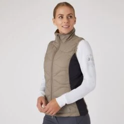 Horze Women's Belle Hybrid Vest - Weathered Teak/Dark Navy 9 Horze Women's Belle Hybrid Vest - Weathered Teak/Dark Navy -Equestrian Supplies Shop 590666 800 800
