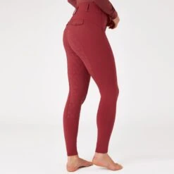 Horze Women's Ingrid Full Seat Breeches - Merlot 8 Horze Women's Ingrid Full Seat Breeches - Merlot -Equestrian Supplies Shop 590690 800 800