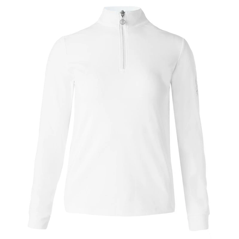 Horze Women's Iris Training And Show Shirt - White 3 Horze Women's Iris Training And Show Shirt - White