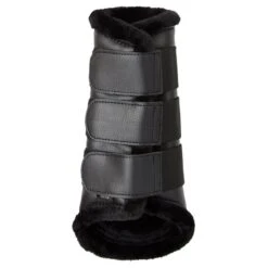 Horze Luminox Reflective Brushing Boots - Black -Equestrian Supplies Shop 591398 800 800