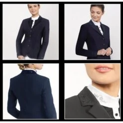 Fair Play Women's Taylor Comfimesh Show Jacket - Black -Equestrian Supplies Shop 592948 800 800
