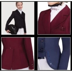 Fair Play Women's Lexim Dressage Short Tailcoat - Burgundy 9 Fair Play Women's Lexim Dressage Short Tailcoat - Burgundy -Equestrian Supplies Shop 593176 800 800