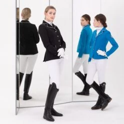 Fair Play Women's Michelle Show Jacket - Navy -Equestrian Supplies Shop 593322 800 800