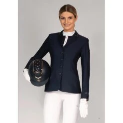 Fair Play Women's Taylor Rose Gold Comfimesh Show Jacket - Navy -Equestrian Supplies Shop 593527 800 800