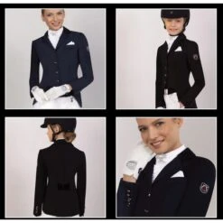 Fair Play Women's Bea Dressage Show Jacket - Navy -Equestrian Supplies Shop 593568 800 800