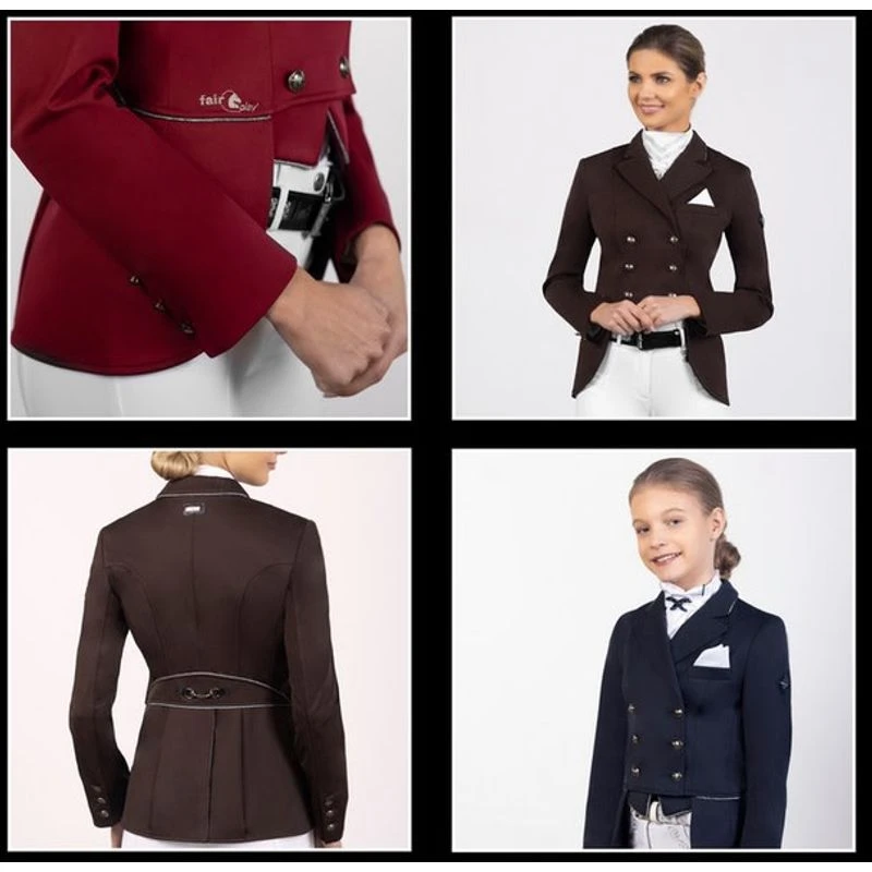 Fair Play Women's Beatrice Short Tail Coat - Navy 5 Fair Play Women's Beatrice Short Tail Coat - Navy - Image 3