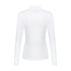 Fair Play Women's Meredith Half Turtleneck Long Sleeve Competition Shirt - White -Equestrian Supplies Shop 594264 800 800