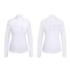 Fair Play Women's Lucia Long Sleeve Competition Shirt - White 2 Fair Play Women's Lucia Long Sleeve Competition Shirt - White -Equestrian Supplies Shop 594416 800 800