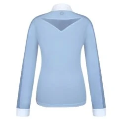 Fair Play Women's Claire Pearl Long Sleeve Competition Shirt - Blue 7 Fair Play Women's Claire Pearl Long Sleeve Competition Shirt - Blue -Equestrian Supplies Shop 594686 800 800