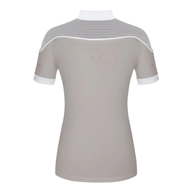 Fair Play Women's Letizia Short Sleeve Competition Shirt - Beige 4 Fair Play Women's Letizia Short Sleeve Competition Shirt - Beige - Image 2