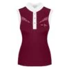 Fair Play Women's Cecile Rose Gold Sleeveless Competition Shirt - Burgundy -Equestrian Supplies Shop 595075 800 800