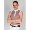 Fair Play Women's Cecile Rose Gold Sleeveless Competition Shirt - Dusty Pink -Equestrian Supplies Shop 595111 800 800