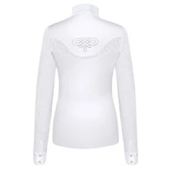 Fair Play Women's Cecile Long Sleeve Competition Shirt - White -Equestrian Supplies Shop 595200 800 800