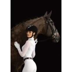 Fair Play Women's Cecile Long Sleeve Competition Shirt - Black 8 Fair Play Women's Cecile Long Sleeve Competition Shirt - Black -Equestrian Supplies Shop 595357 800 800