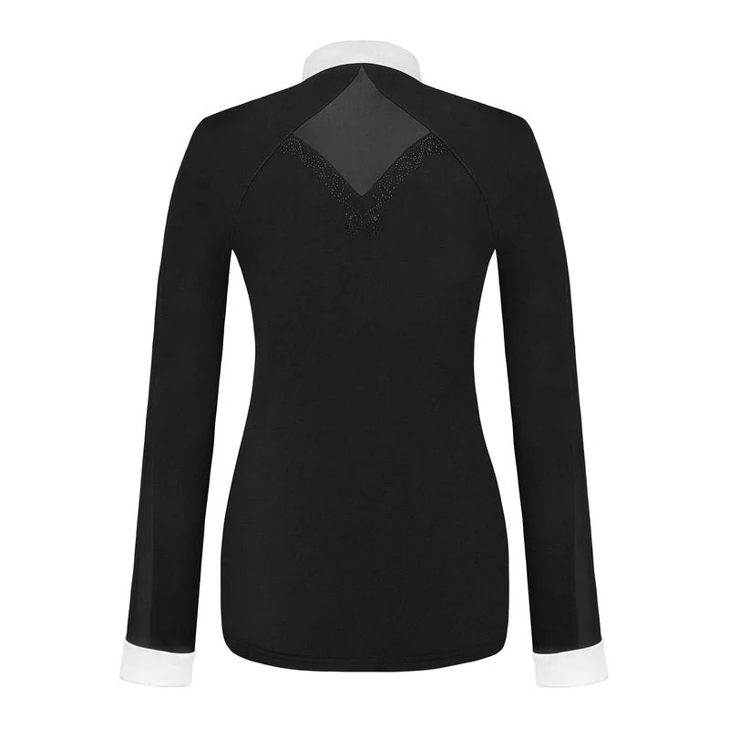 Fair Play Women's Cathrine Long Sleeve Competition Shirt - Black/White 4 Fair Play Women's Cathrine Long Sleeve Competition Shirt - Black/White - Image 2