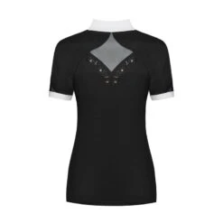 Fair Play Women's Cathrine Rose Gold Short Sleeve Competition Shirt - Black/White 7 Fair Play Women's Cathrine Rose Gold Short Sleeve Competition Shirt - Black/White -Equestrian Supplies Shop 595852 800 800