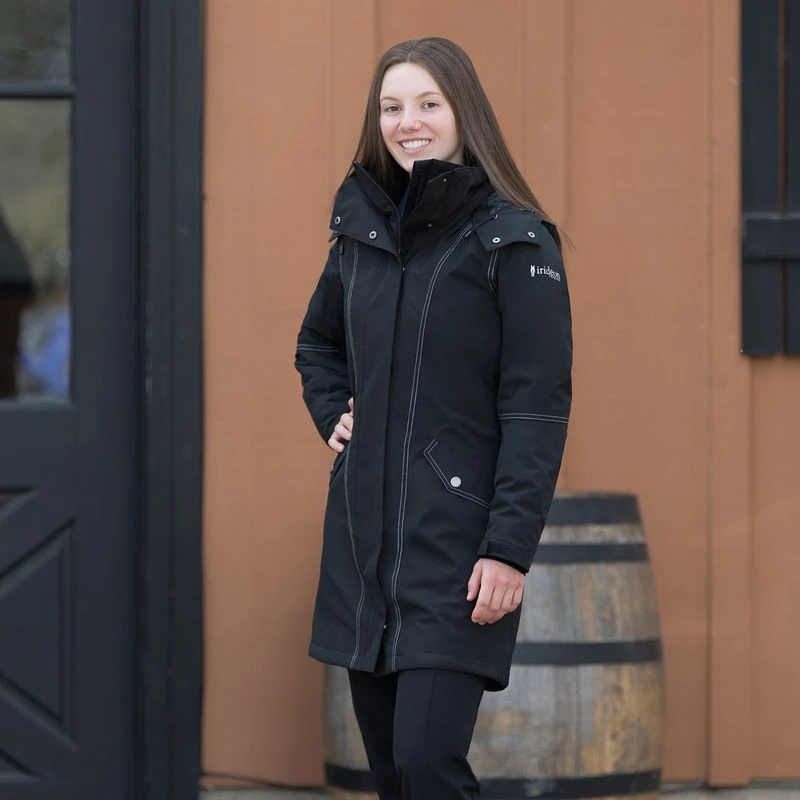 Irideon Women's Felicity Insulated Parka - Black 3 Irideon Women's Felicity Insulated Parka - Black