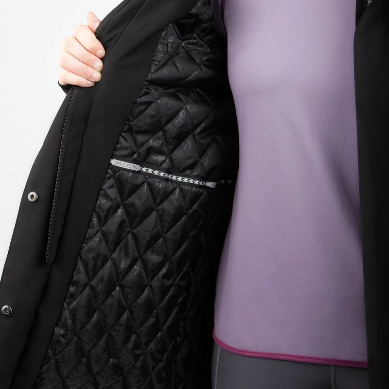Irideon Women's Felicity Insulated Parka - Black 6 Irideon Women's Felicity Insulated Parka - Black - Image 4