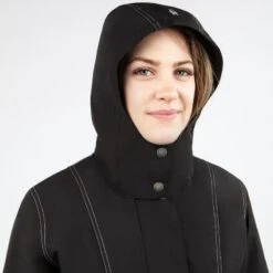 Irideon Women's Felicity Insulated Parka - Black 14 Irideon Women's Felicity Insulated Parka - Black -Equestrian Supplies Shop 596826 800 800